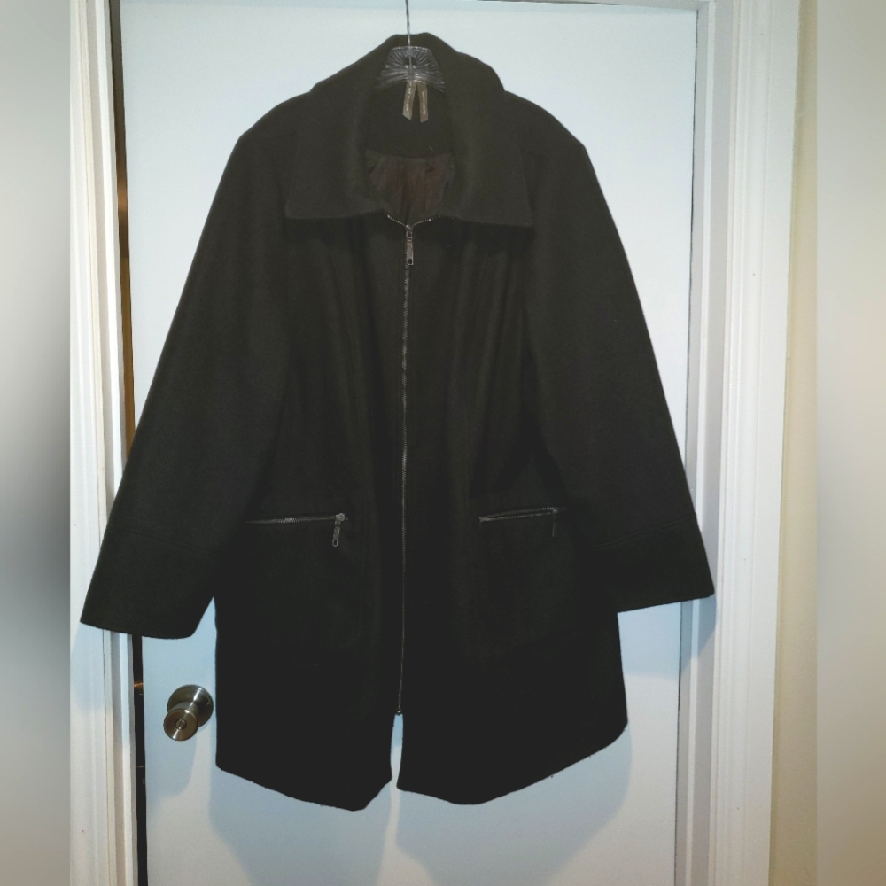 Penningtons In Every Story Wool/Polyester Zip Up Coat
